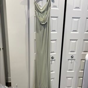 Katie May Surreal dress in sage